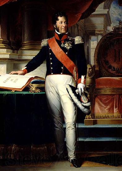 Francois Pascal Simon Gerard Louis-Philippe Ier, roi des Francais, prete serment sur la Charte Spain oil painting art